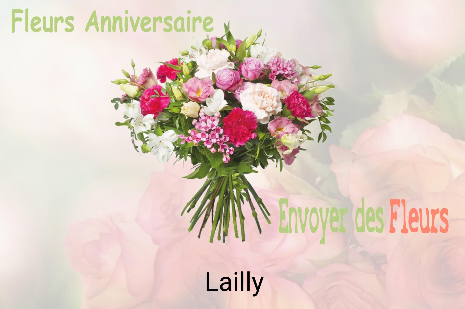 Bouquet de fleurs d’anniversaire livré à Lailly